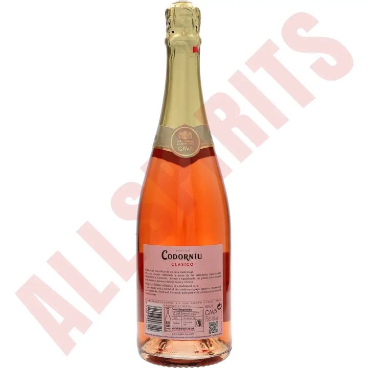 Codorníu Clasico Rosado 11,5% 0,75L - AllSpirits