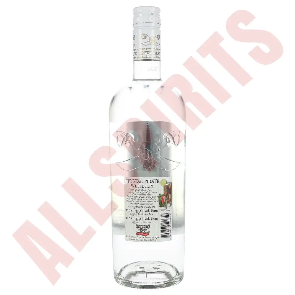 Crystal Pirate White Rum 37,5% 1 ltr. - AllSpirits