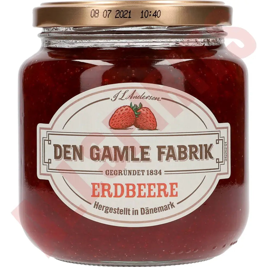 Den Gamle Fabrik Marmelade Erdbeere 600g - AllSpirits