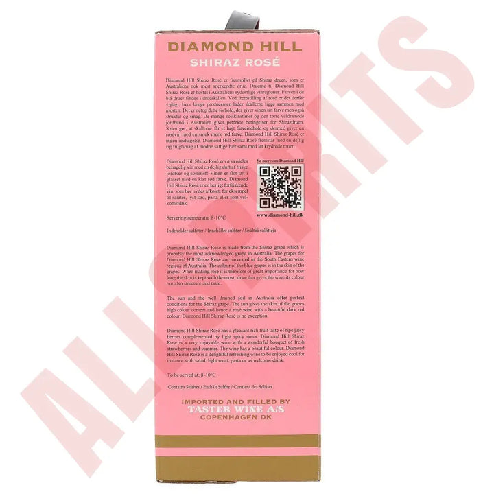 Diamond Hill Shiraz Rosé 13,5% 3 ltr. - AllSpirits