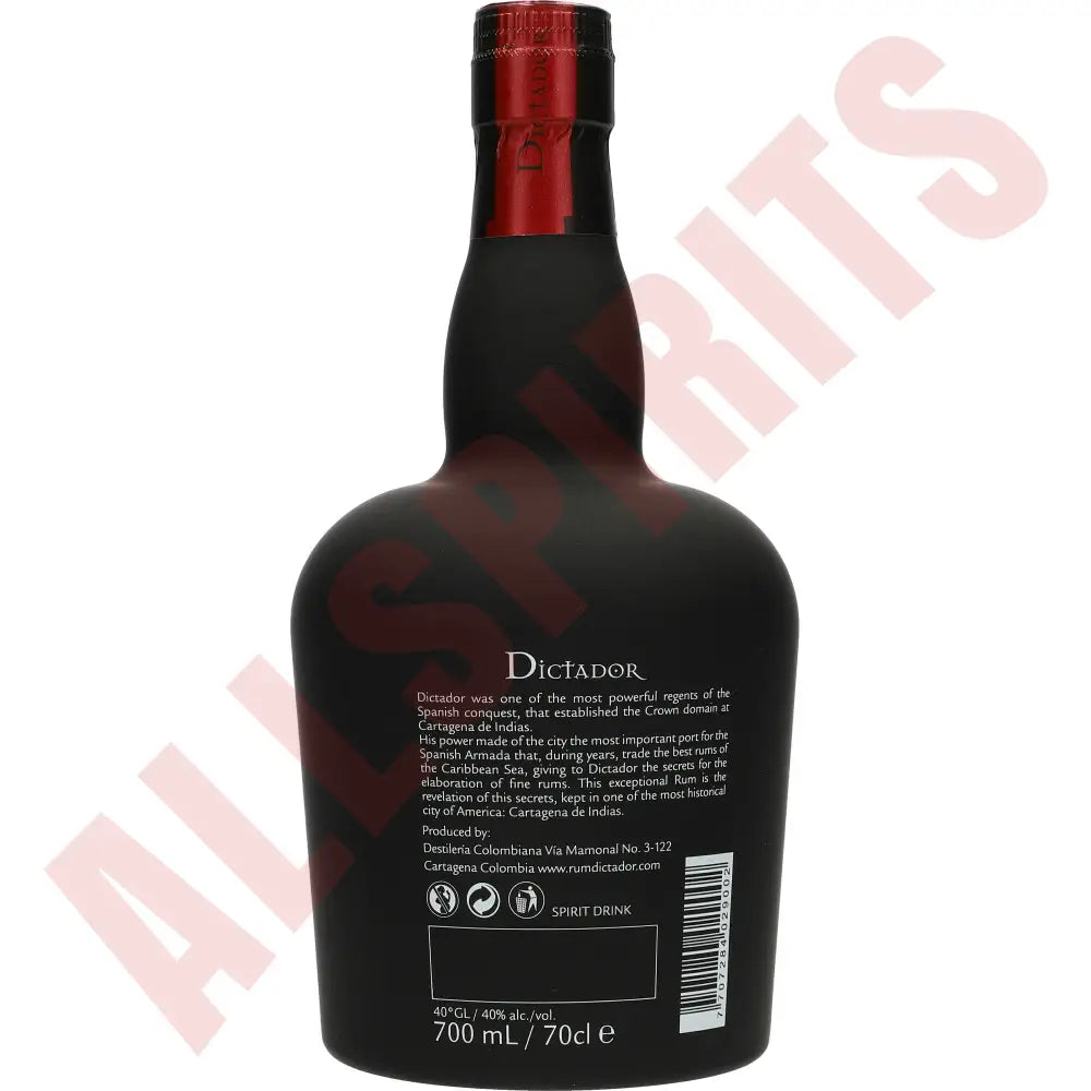 Dictador 12 Years 40% 0,7 ltr. - AllSpirits