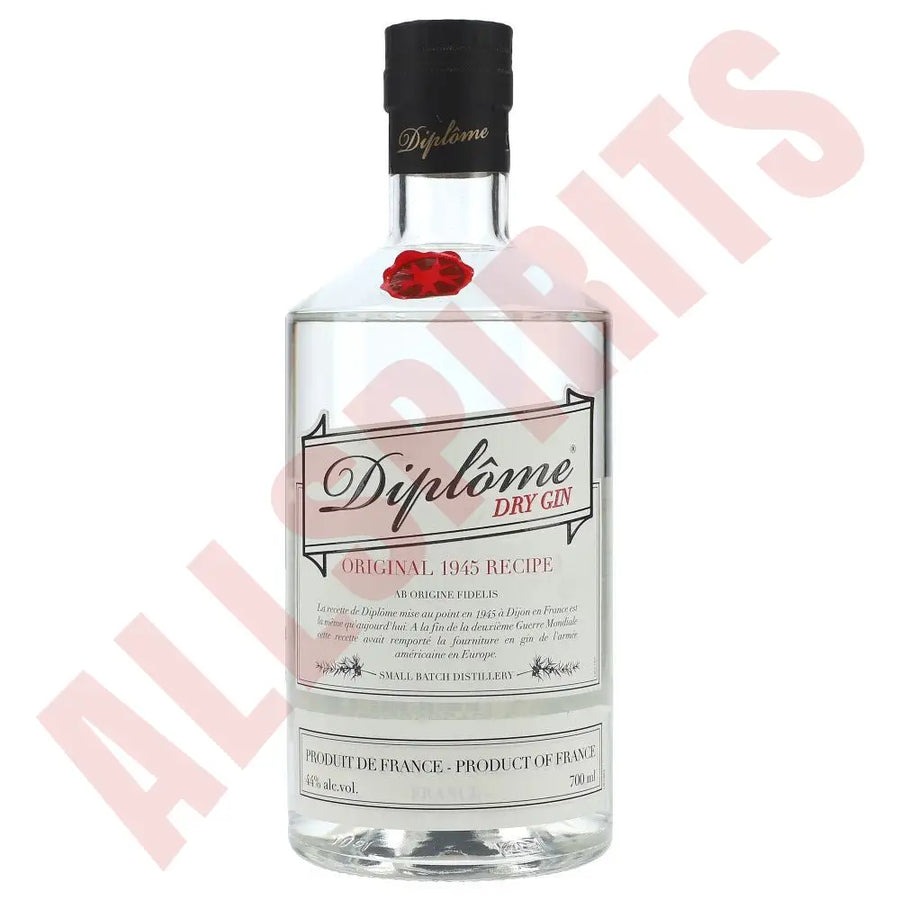 Diplome Dry Gin 44% 0,7 ltr. - AllSpirits