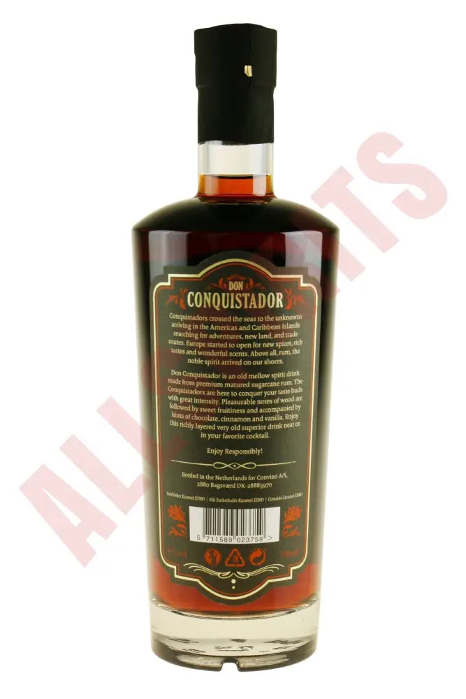 Don Conquistador XO 41% 0,7 ltr. - AllSpirits