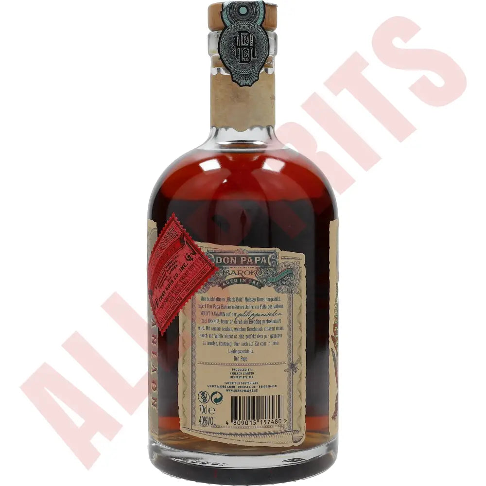 Don Papa Baroko 40% 0,7 ltr. - AllSpirits