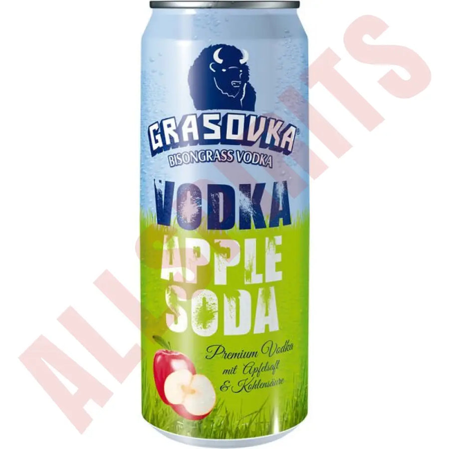 DPG Grasovka Vodka Apple Soda 10% 12x 0.33 ltr. - AllSpirits