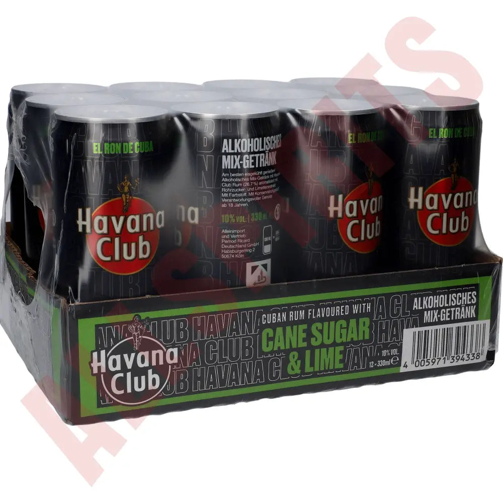 DPG Havana Club Cane Sugar & Lime 10% 12x 0.33 ltr. - AllSpirits