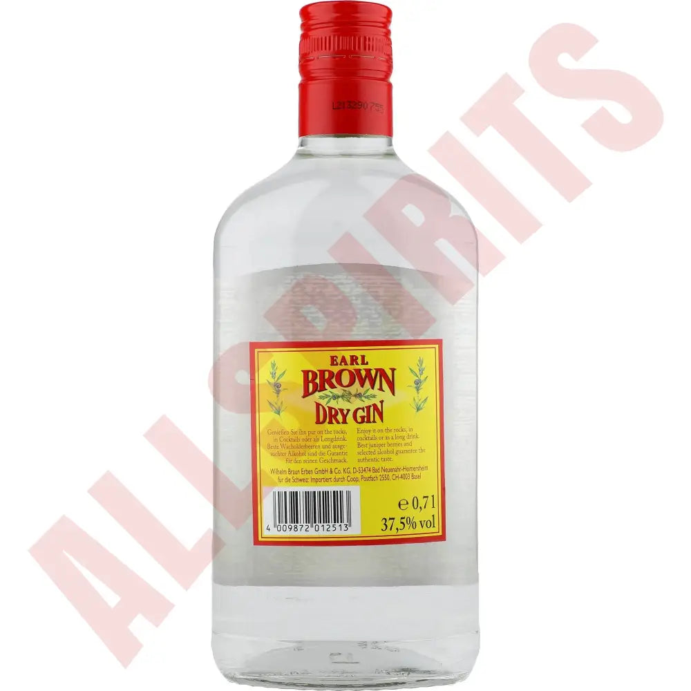 Earl Brown Dry Gin 37,5% 0,7 ltr. - AllSpirits