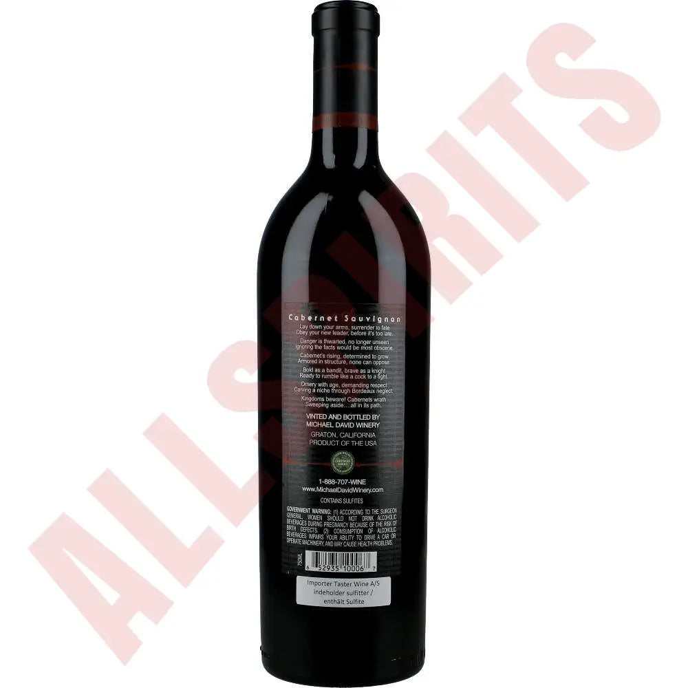 Earthquake Cabernet Sauvignon 15 % 0,75 ltr. - AllSpirits