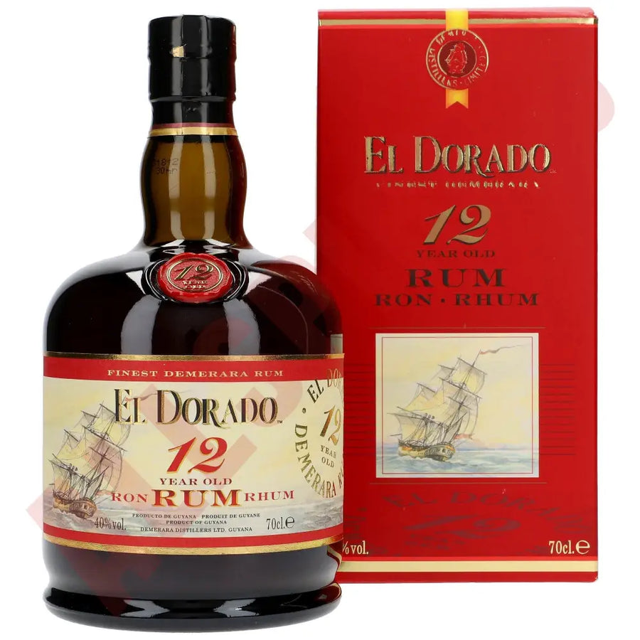 El Dorado 12 Years 40% 0,7 ltr. - AllSpirits