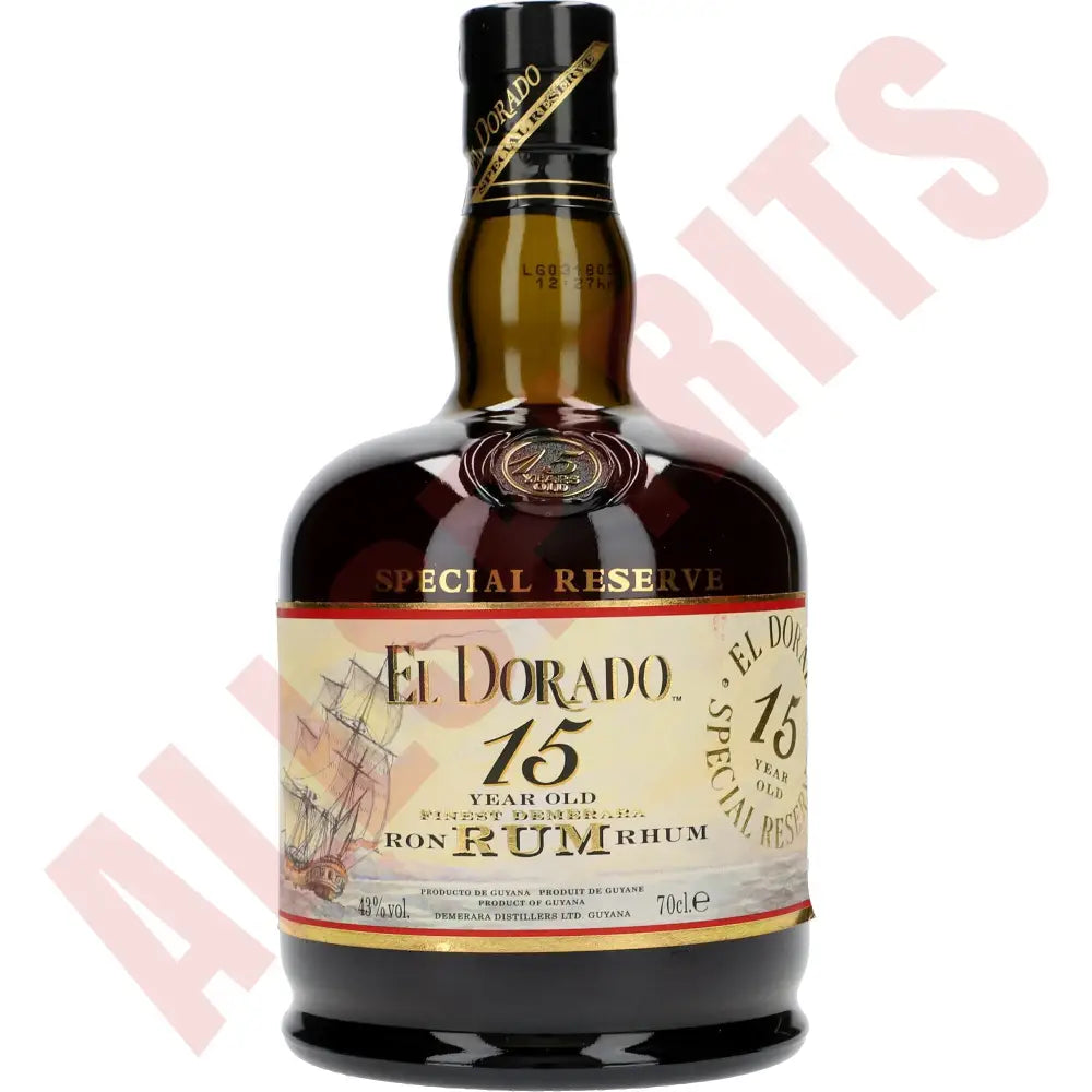 El Dorado 15 Years 43% 0,7 ltr. - AllSpirits