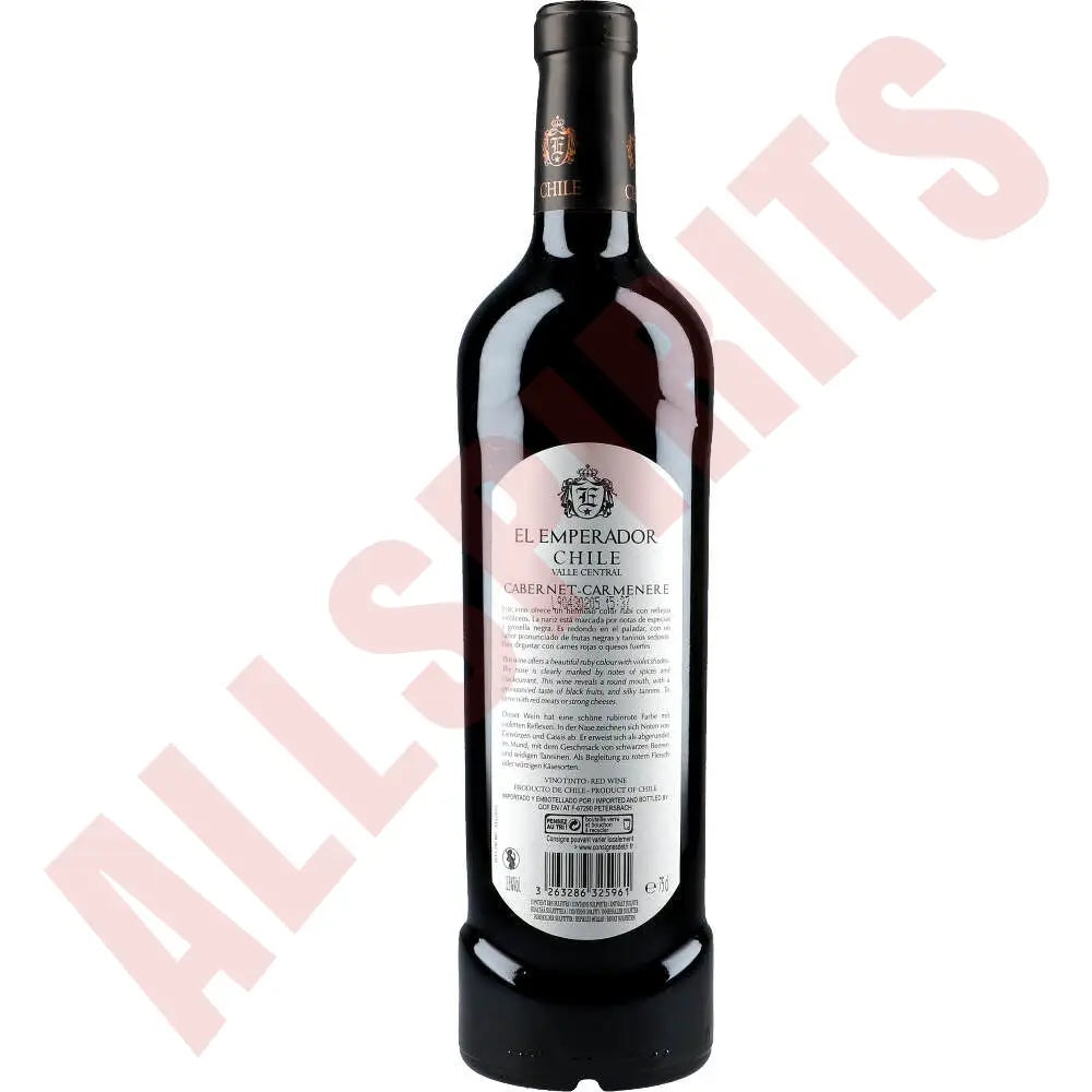 El Emperador Cabernet Carmenere 12,5% 0,75 ltr. - AllSpirits