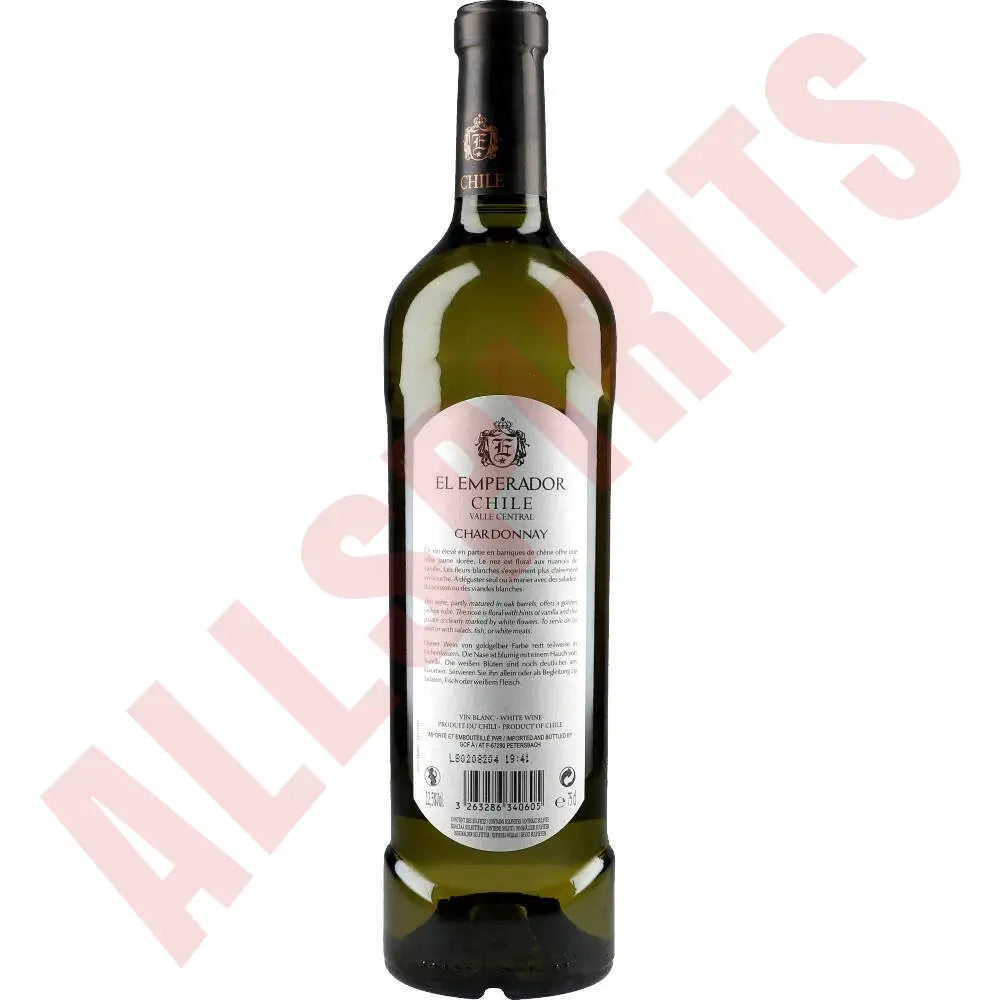 El Emperador Chardonnay 12,5% 0,75 ltr. - AllSpirits