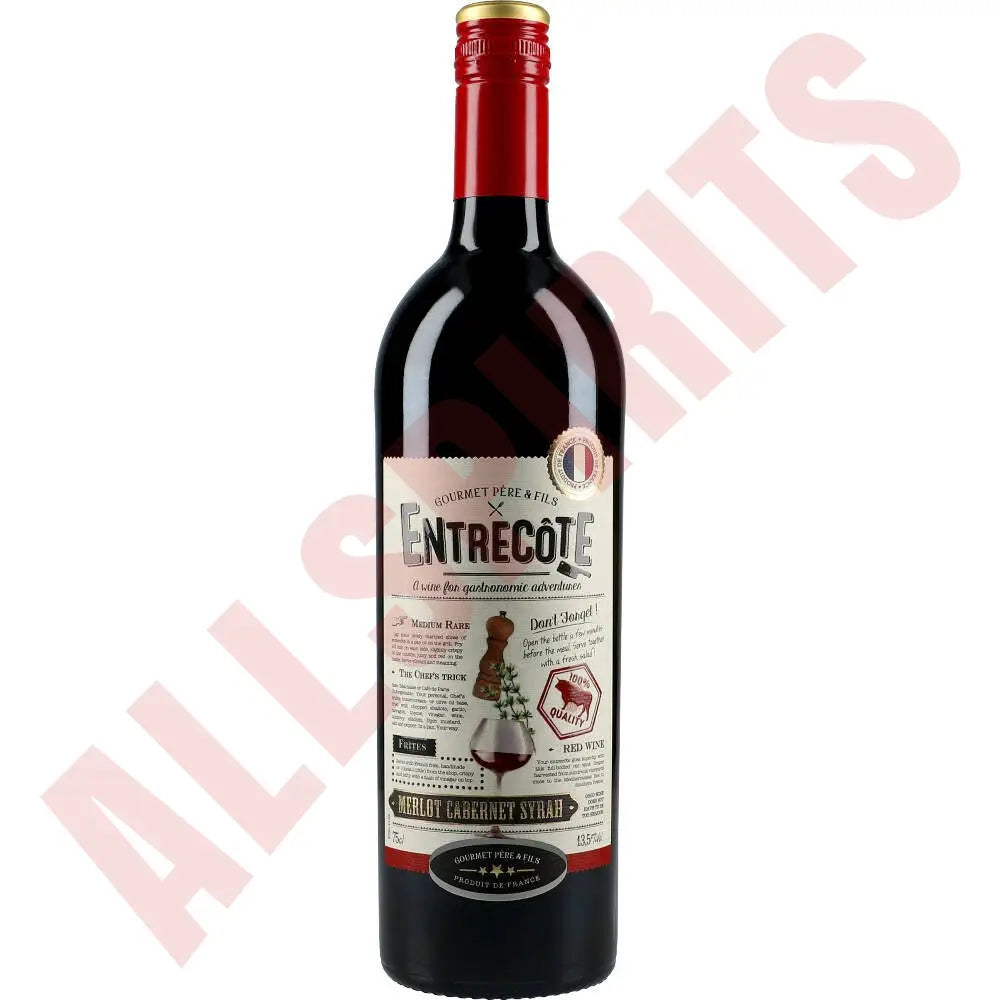 Entrecote Merlot Cabernet Sauvignon 13% 0,75 ltr. - AllSpirits