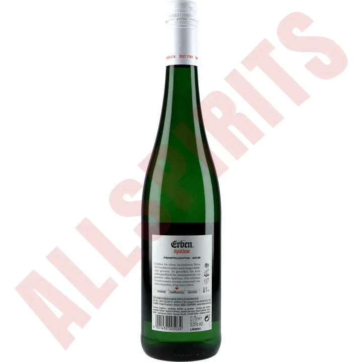 Erben Spätlese 9,5% 0,75 ltr - AllSpirits