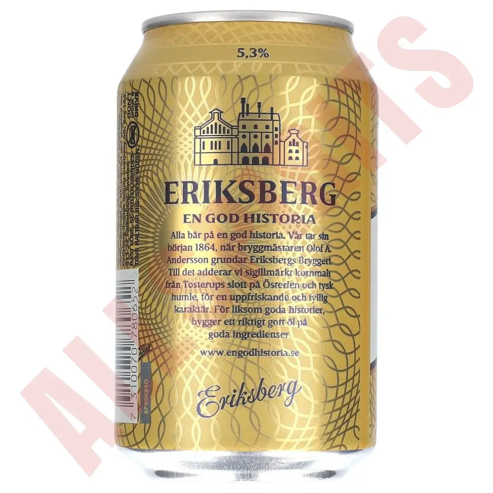 Eriksberg 5,3% 24x 0,33 ltr. zzgl. DPG Pfand - AllSpirits