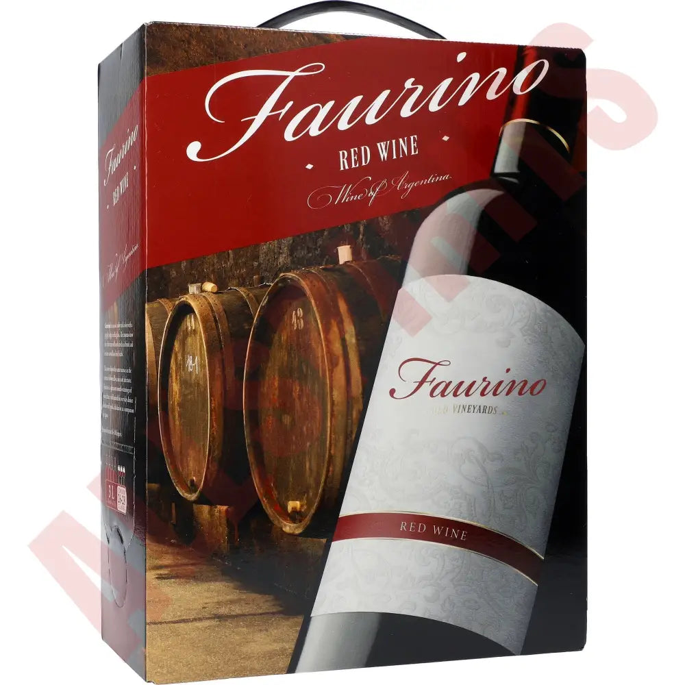 Faurino Red 12,5% 3 ltr. BIB - AllSpirits