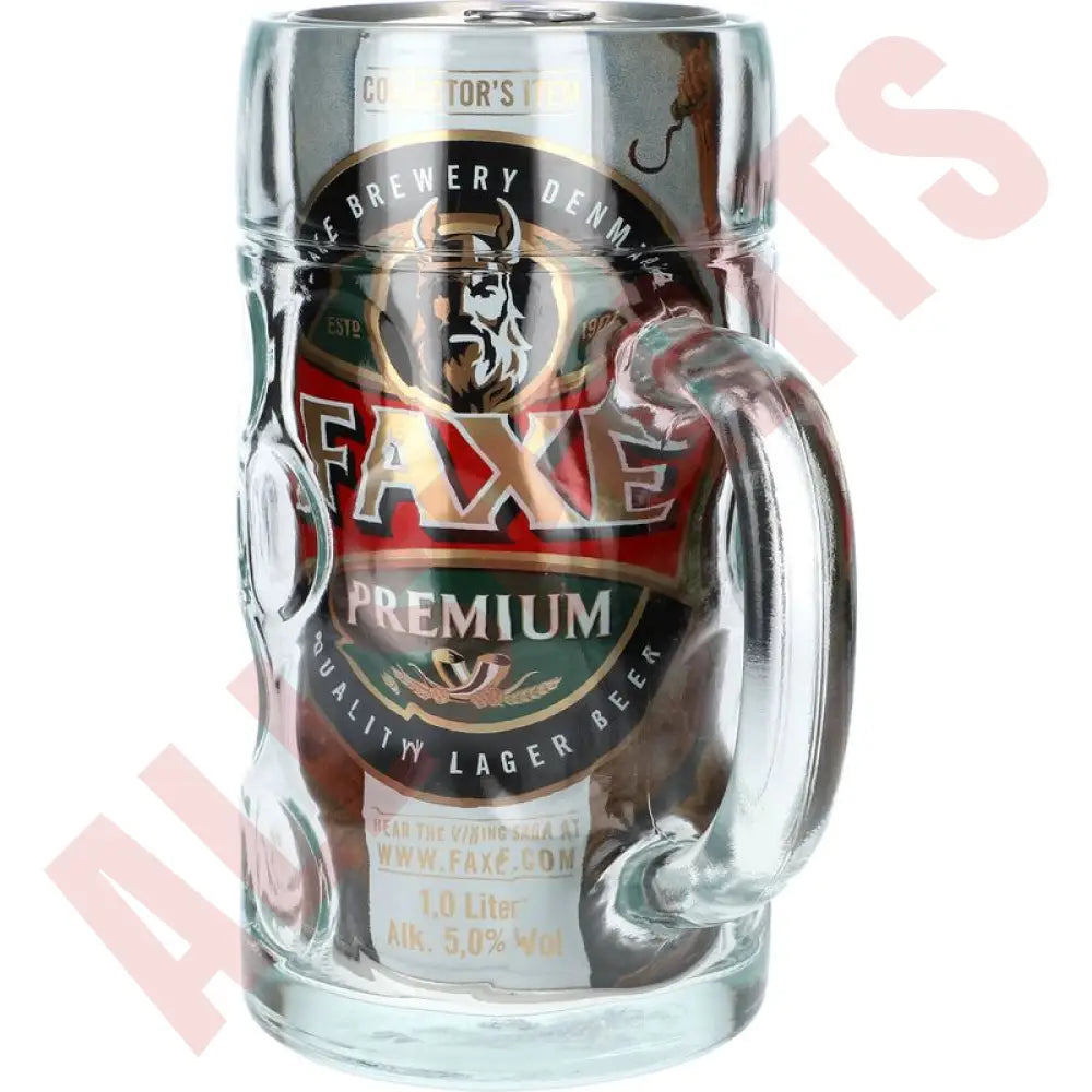 Faxe + Glas 5% 1L Bier