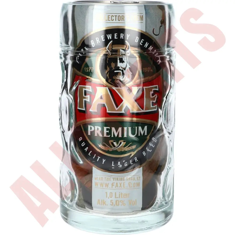 Faxe + Glas 5% 1L Bier