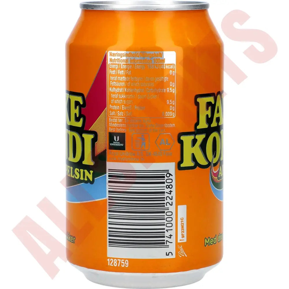 Faxe Kondi Appelsin (Apfelsine) 24 x 0,33l zzgl. DPG Pfand - AllSpirits