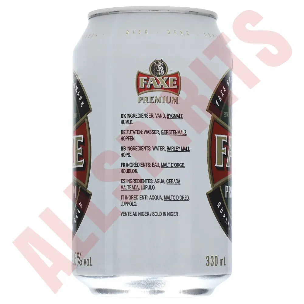 Faxe Premium 4,6% 24x 0,33 ltr. zzgl. DPG Pfand - AllSpirits