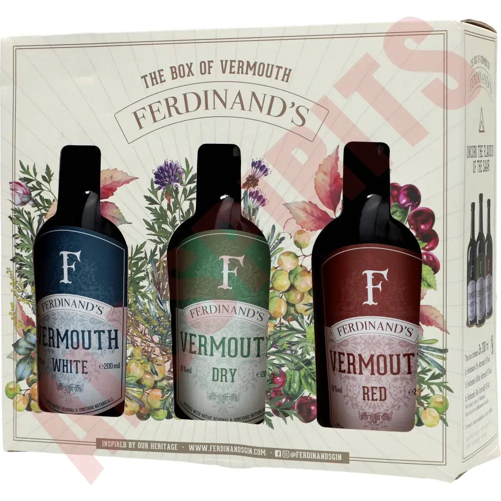 Ferdinand’s Box of Vermouth 3x20cl 3x0,2l - AllSpirits