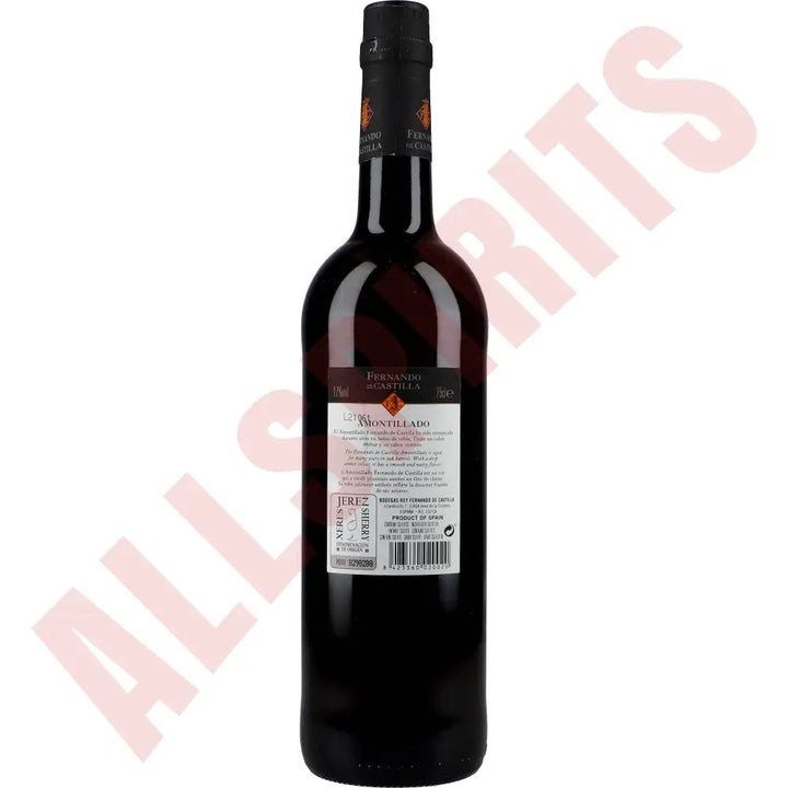 Fernando de Castilla Sherry Amontillado Rare Old 0,75L 17% - AllSpirits