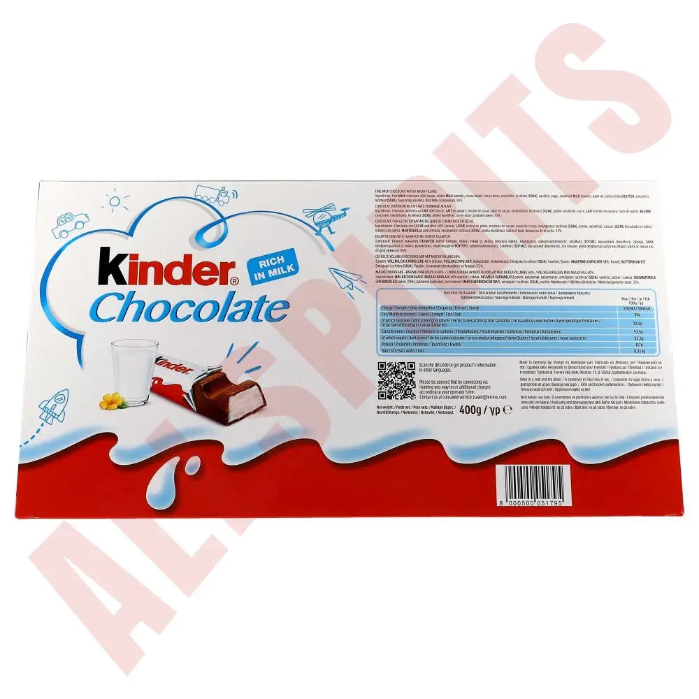 Ferrero Kinder Chocolate 400g - AllSpirits