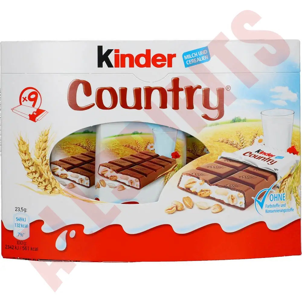 Ferrero Kinder Country 9er 211,5g - AllSpirits