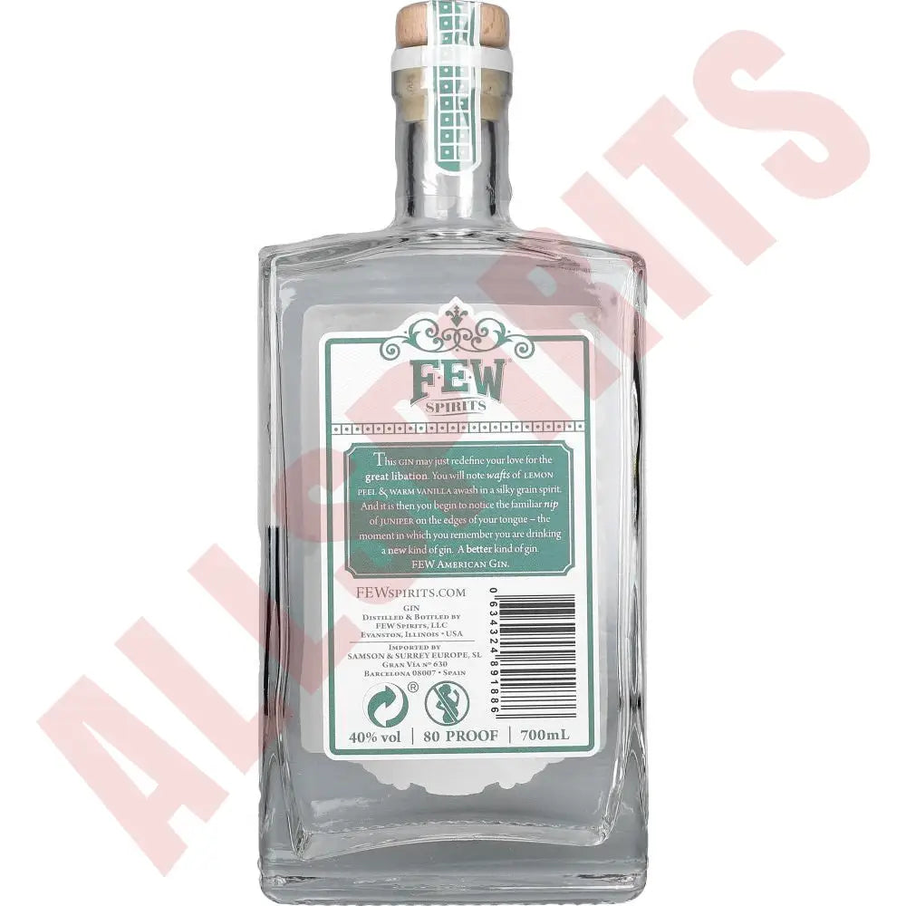 FEW American Gin 40% 0,7 ltr. - AllSpirits