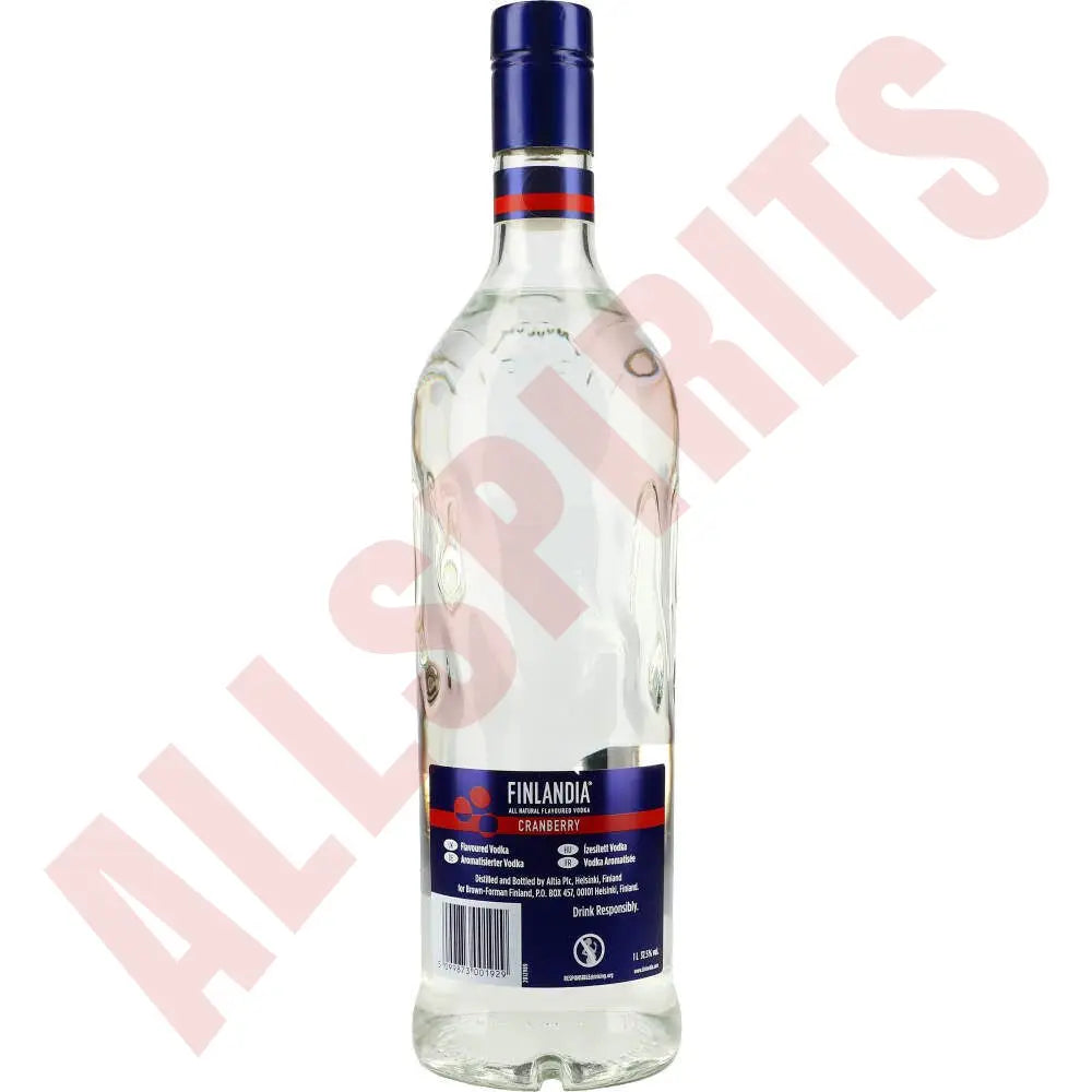 Finlandia Cranberry 37,5% 1 ltr. - AllSpirits