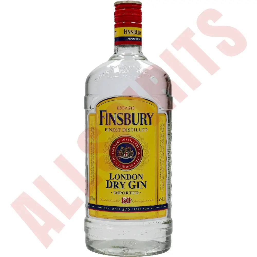 Finsbury London Dry Gin 60% 1 ltr. - AllSpirits