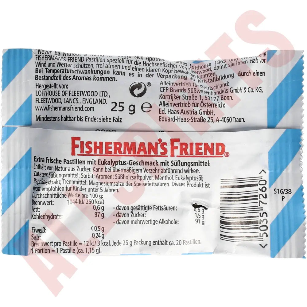 Fisherman´s Friend Eucalyptus OZ 25g - AllSpirits