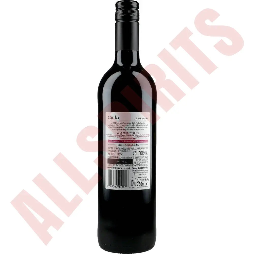 Gallo Family Zinfandel 13,5% 0,75 ltr. - AllSpirits