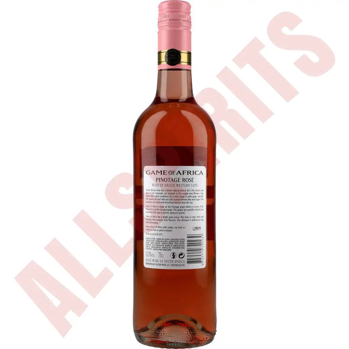 Game of Africa Pinotage Rosé 14% 0,75 ltr. - AllSpirits