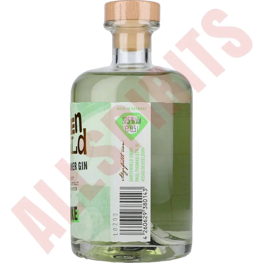 Gartenheld Gin Gurke 37,5% 0,5 ltr. - AllSpirits