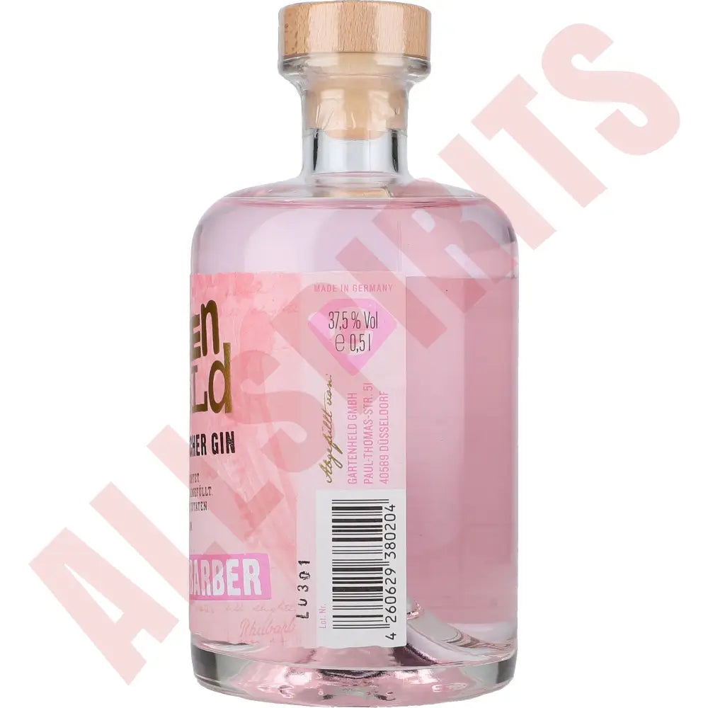 Gartenheld Gin Rhabarber 37,5% 0,5 ltr. - AllSpirits