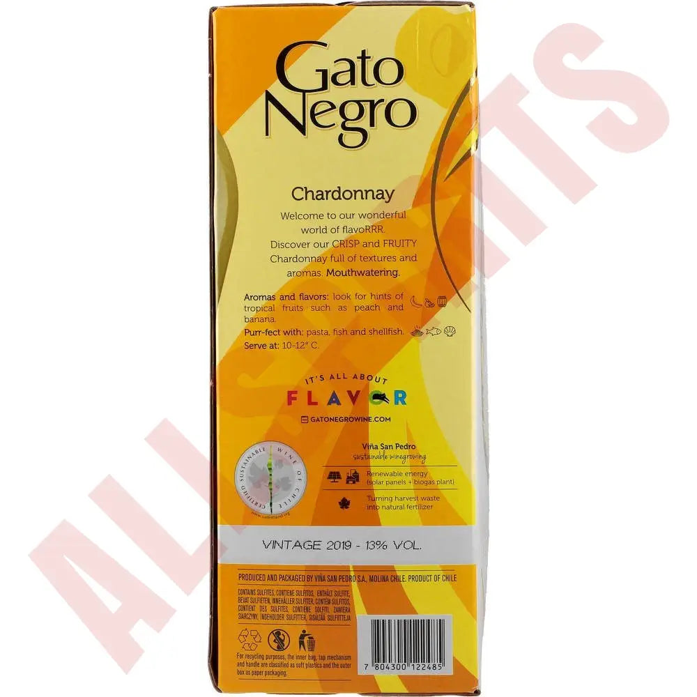 Gato Negro Chardonnay 13% 3 ltr. - AllSpirits