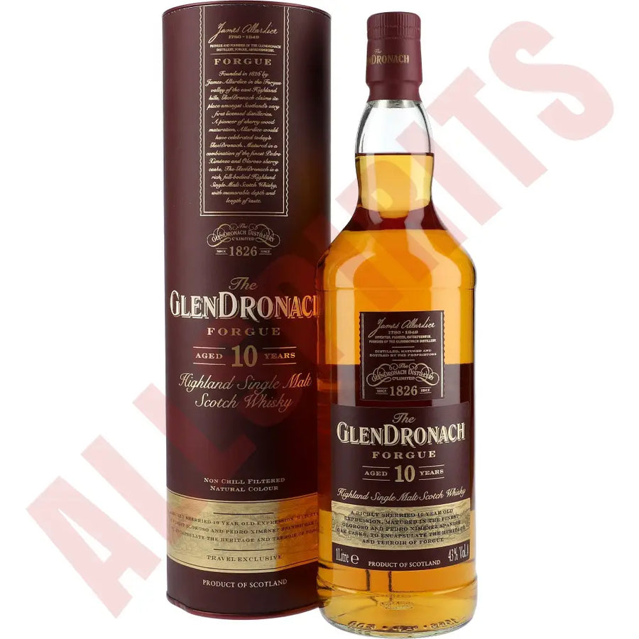 Glen Dronach 10y Triple Distilled 43% 1 ltr. - AllSpirits