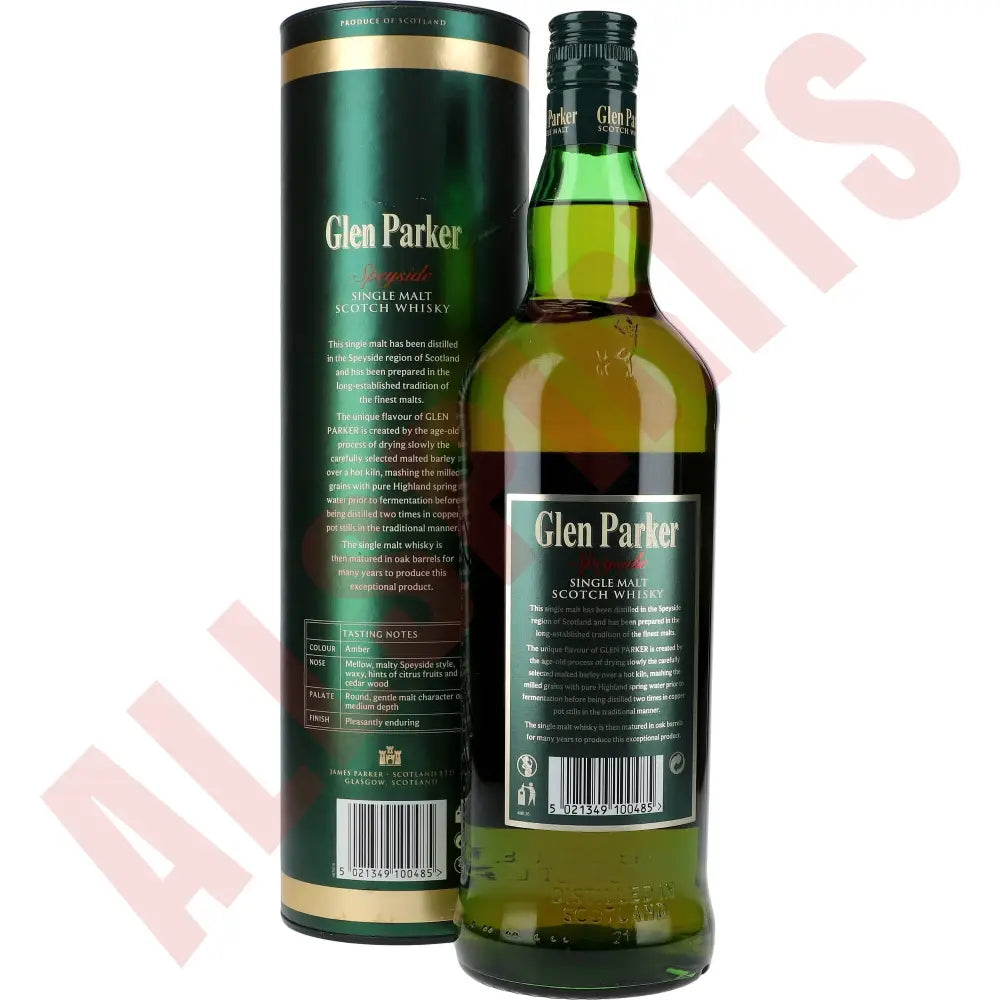 Glen Parker Speyside 40% 1 ltr. - AllSpirits