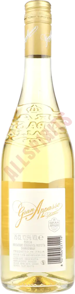 Gran Appasso Chardonnay 12 5% 0 75 Liter Wein & Sekt