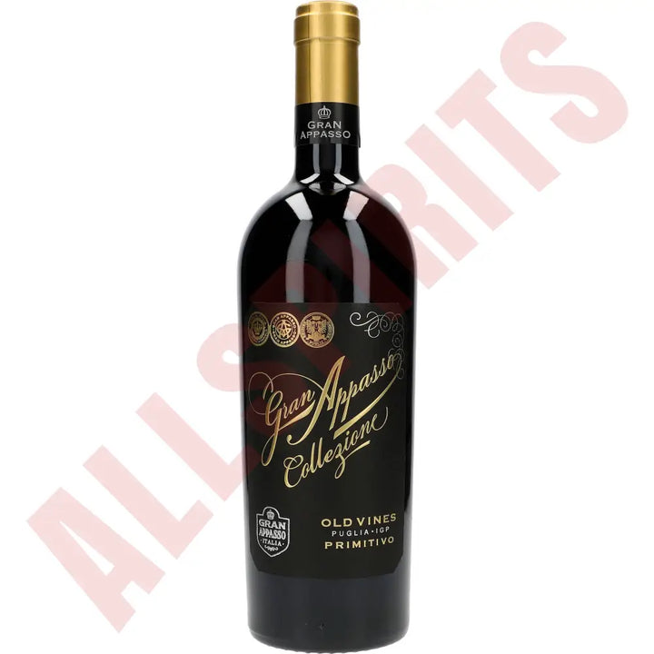 Gran Appasso Collezione Primitivo 16 % 0,75 ltr. - AllSpirits