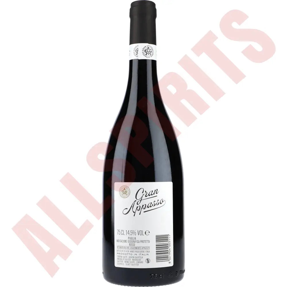 Gran Appasso Rosso 14 5 % 0 75 Liter Wein & Sekt