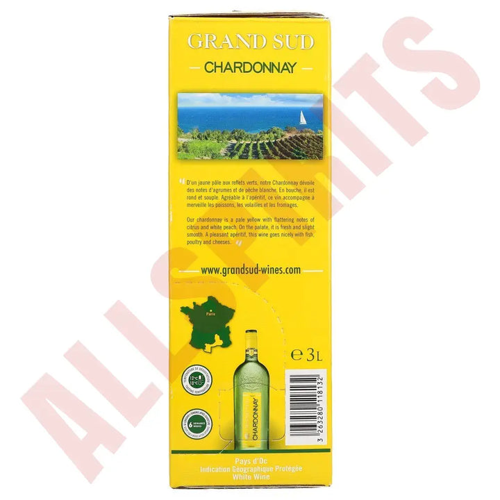 Grand Sud Chardonnay 12,5% 3 ltr. - AllSpirits