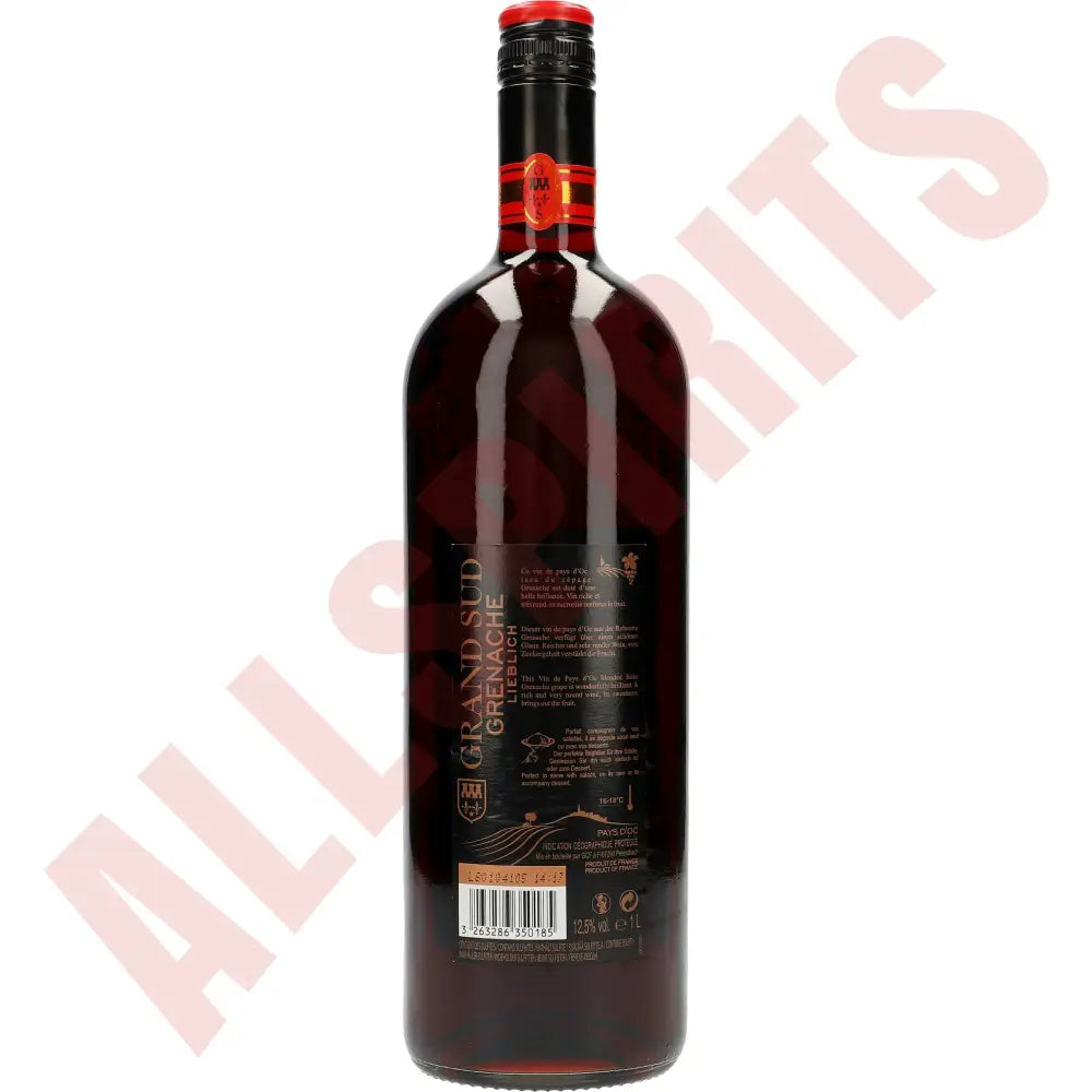 Grand Sud Grenache Lieblich 12,5% 1 ltr. - AllSpirits