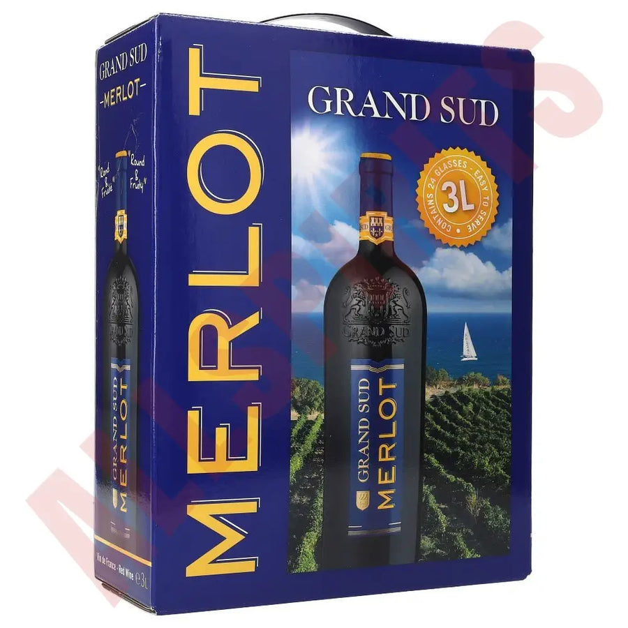 Grand Sud Merlot 13% 3 ltr. - AllSpirits