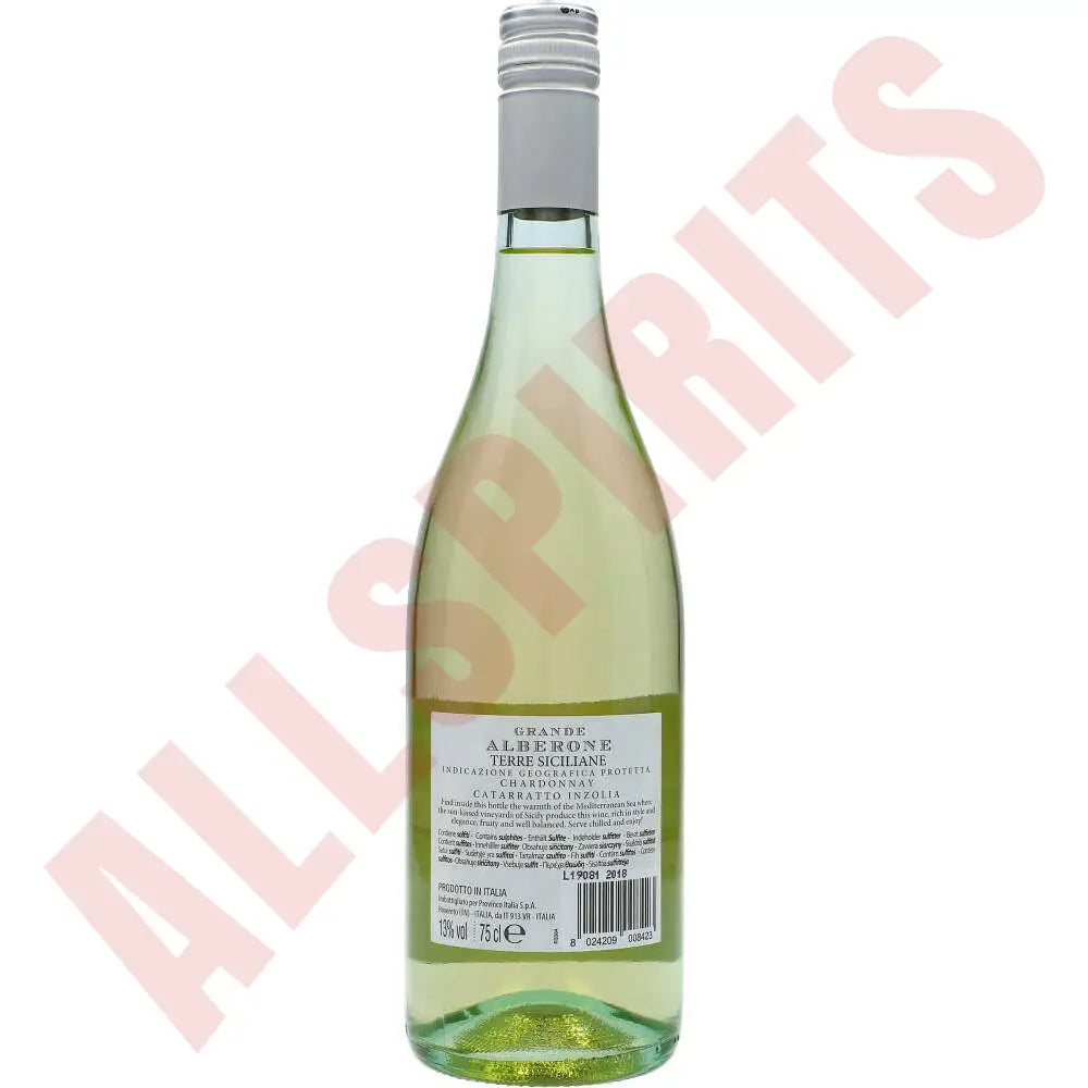Grande Alberone Bianco Chardonnay 2018 13 % 0,75 ltr. - AllSpirits