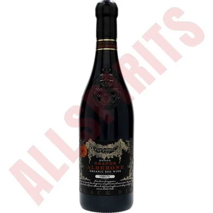 Grande Alberone Organic Red Wine Black BIO 14% 0,75 ltr. BIO - AllSpirits