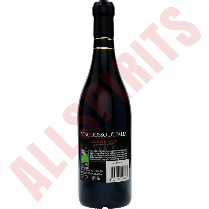 Grande Alberone Organic Red Wine Black BIO 14% 0,75 ltr. BIO - AllSpirits