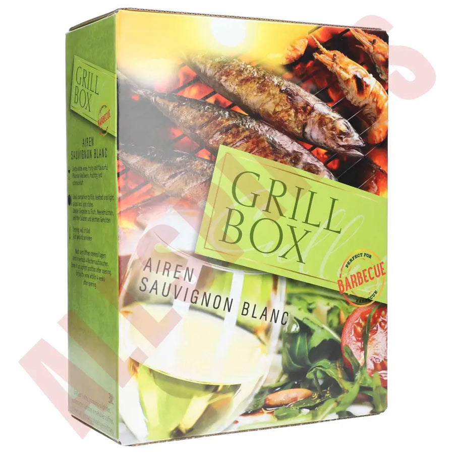 GRILLBOX Airen Sauvignon blanc 11% 3 ltr. - AllSpirits