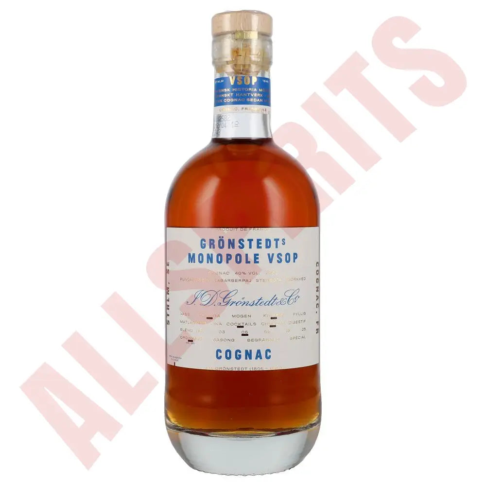 Grönstedts V.S.O.P. 40% 0,7 ltr. - AllSpirits